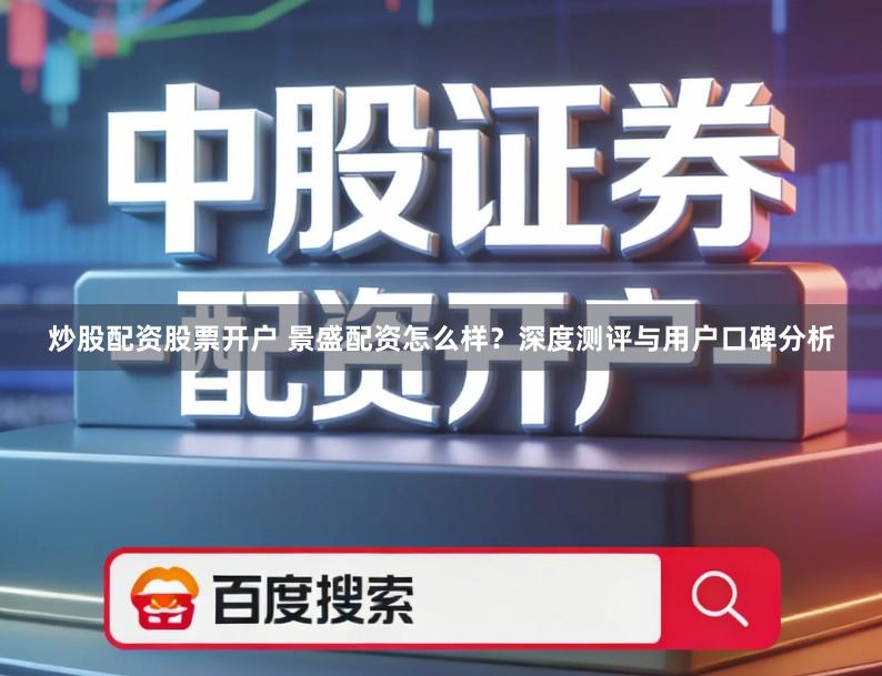 炒股配资股票开户 景盛配资怎么样？深度测评与用户口碑分析