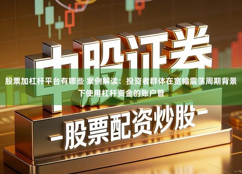 股票加杠杆平台有哪些 案例解读：投资者群体在宽幅震荡周期背景下使用杠杆资金的账户管