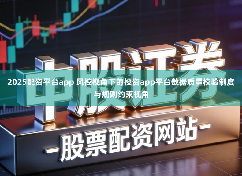 2025配资平台app 风控视角下的投资app平台数据质量校验制度与规则约束视角
